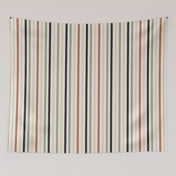 Item preview, Orange and green stripes designed and sold by Studio Valko.
