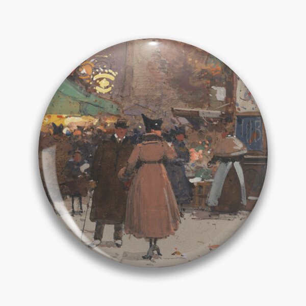 Item preview, Porte St Denis, Paris (20th century) - Eugène Galien Laloue designed and sold by SALON DES ARTS.