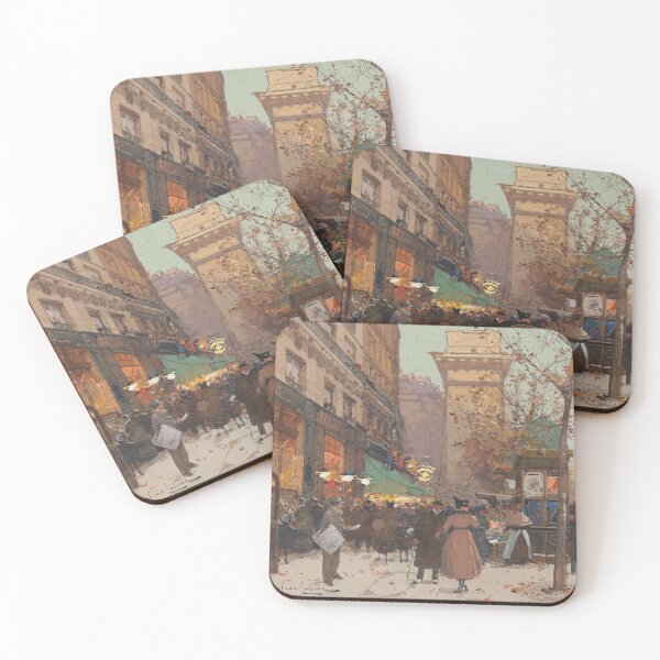 Item preview, Porte St Denis, Paris (20th century) - Eugène Galien Laloue designed and sold by SALON DES ARTS.