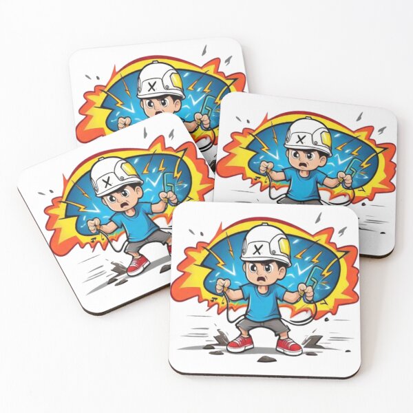 Item preview, Electricity Warning: Stay Safe, Kid! designed and sold by PrintPulse-9.