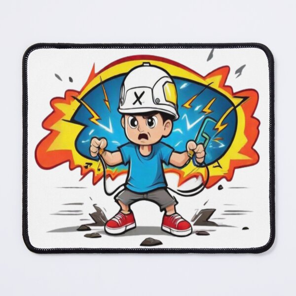 Item preview, Electricity Warning: Stay Safe, Kid! designed and sold by PrintPulse-9.