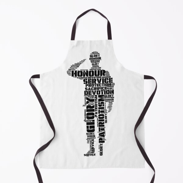 Item preview, Saluting soldier with words inside designed and sold by Hexan.