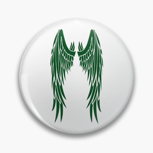 Item preview, Ethereal Essence: Long Elegant Green Angel Wings designed and sold by EvaAngel.