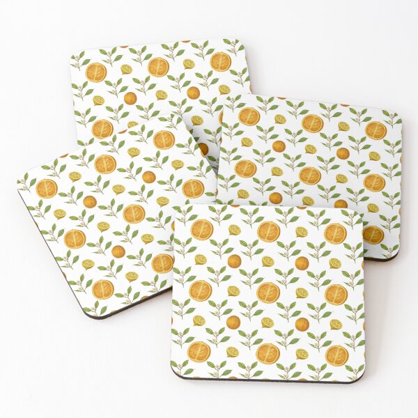 Item preview, Citrus Garden Vintage retro Botanical Illustration designed and sold by Coastal Garden Design Studio.