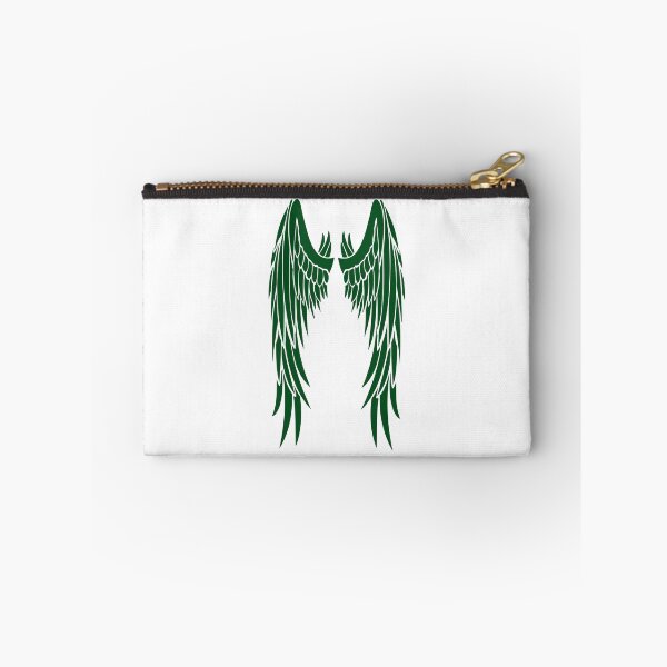 Item preview, Ethereal Essence: Long Elegant Green Angel Wings designed and sold by EvaAngel.