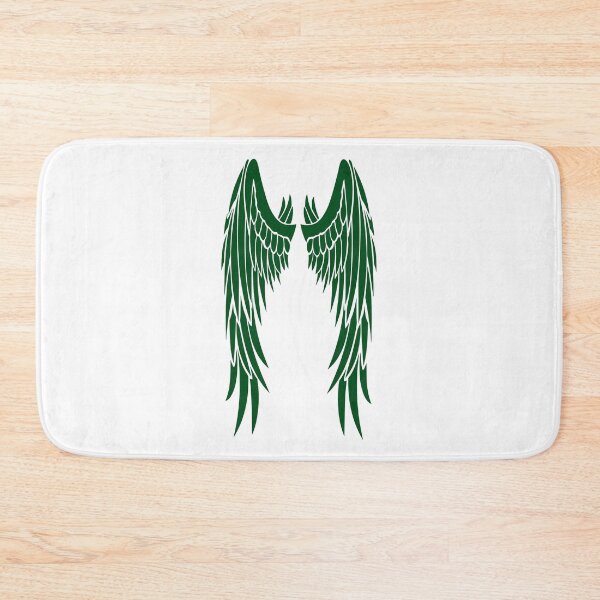 Item preview, Ethereal Essence: Long Elegant Green Angel Wings designed and sold by EvaAngel.