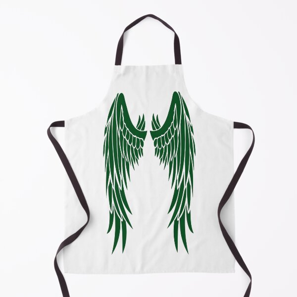 Item preview, Ethereal Essence: Long Elegant Green Angel Wings designed and sold by EvaAngel.