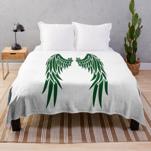 Item preview, Ethereal Essence: Long Elegant Green Angel Wings designed and sold by EvaAngel.