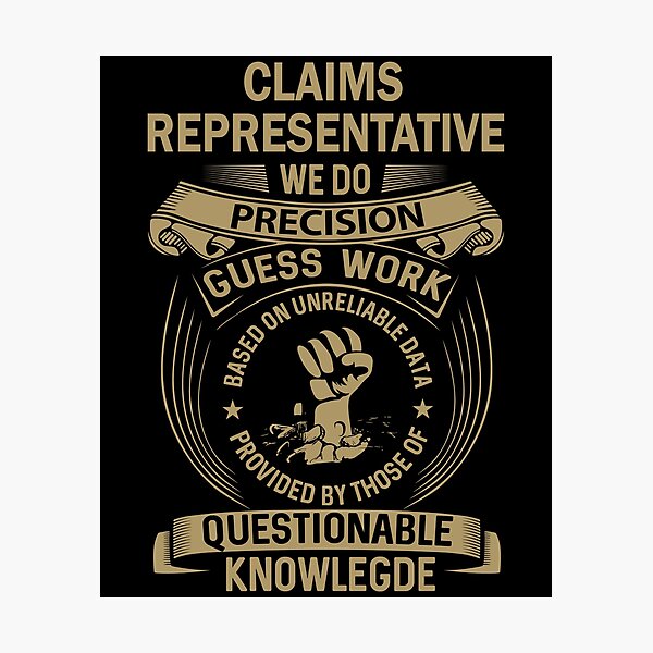 Item preview, Claims Representative designed and sold by MiraclePitts.