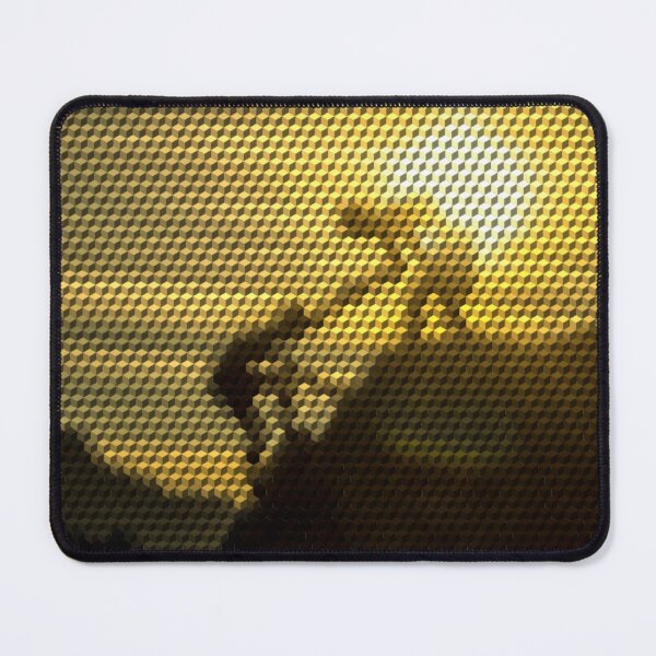 Item preview, Men Climbing Mountain Sunset 3D Cubes Low Poly Art designed and sold by SpiroJo.