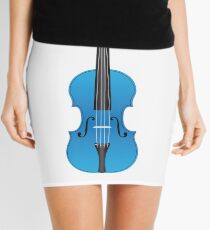 Violin light blue Mini Skirt