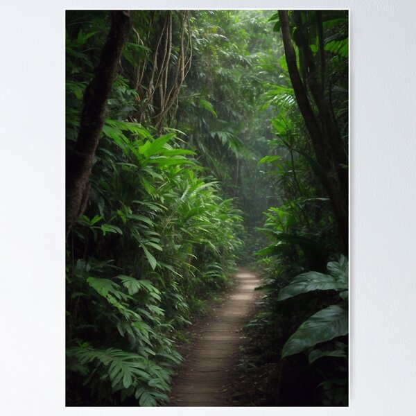 Item preview,  A path in the jungle designed and sold by M-Y-A-R-T-.