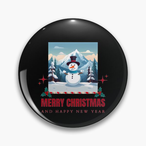 Item preview, “Merry Christmas with Mr. Snowman” designed and sold by Art-Vortex-fr.
