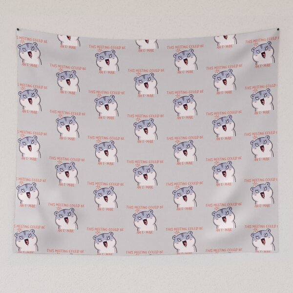 Item preview, Angry Hamster, This Meeting Could Be E-mail, Corpo Humour designed and sold by Amazing-Kortez.