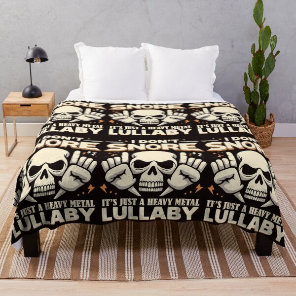 Item preview, I don't snore it's just a heavy metal lullaby - orange designed and sold by Coowo22.