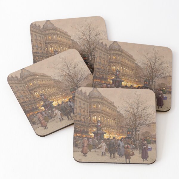 Item preview, The Boulevard towards the Bridge (20th century) - Eugène Galien Laloue designed and sold by SALON DES ARTS.