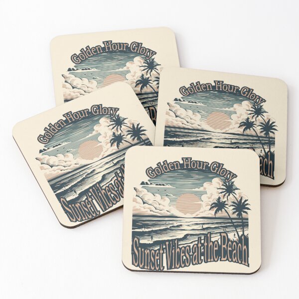 Item preview, Sunset vibes at the beach designed and sold by ManikRaja.
