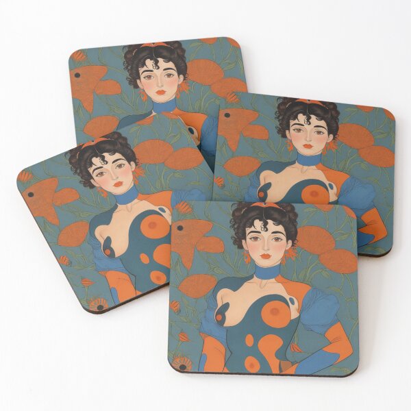 Item preview, Artistic female act, illustration, Vintage style designed and sold by 72artteam.