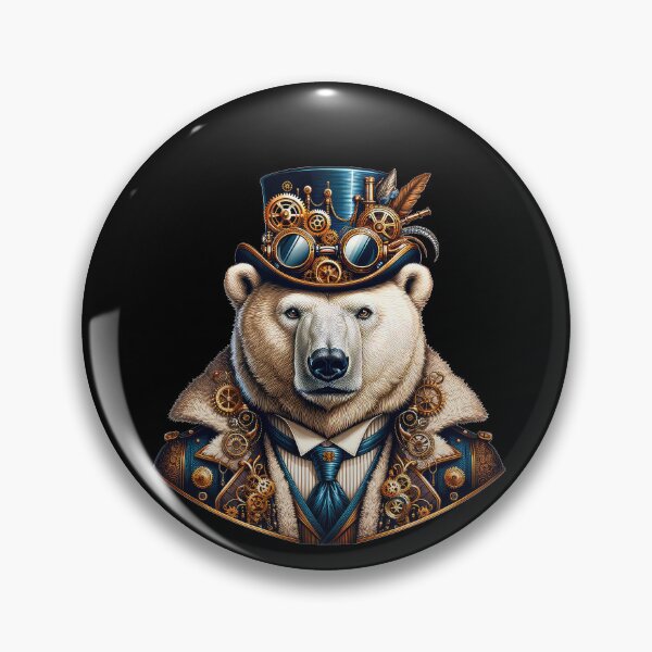 Item preview, Steampunk Icebear Women Men Kids Steampunk Icebear designed and sold by BlueBerry-Pengu.