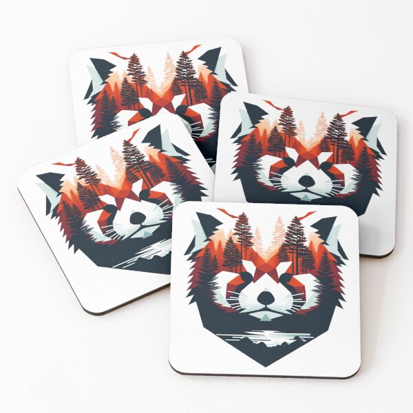 Item preview, red panda designed and sold by FarbenFabel.