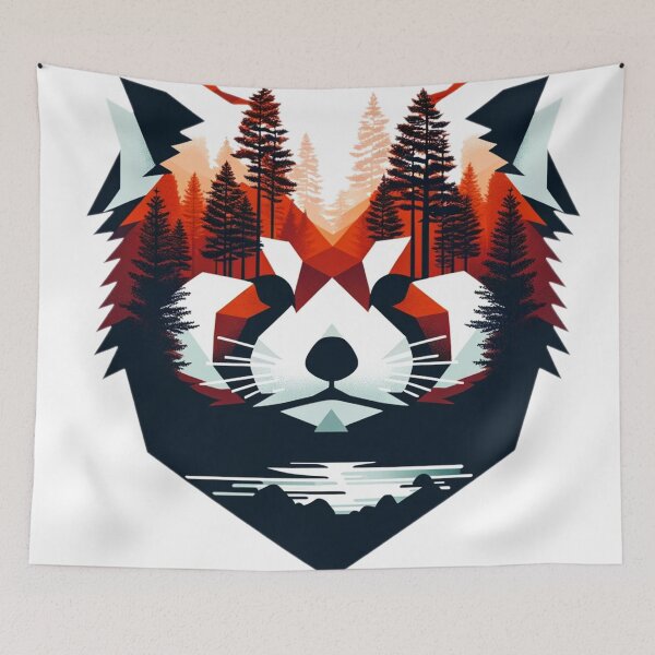 Item preview, red panda designed and sold by FarbenFabel.