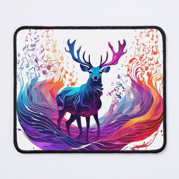Item preview, Magical deers, waves, full color, designed and sold by thima shop.