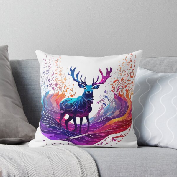 Item preview, Magical deers, waves, full color, designed and sold by thima shop.