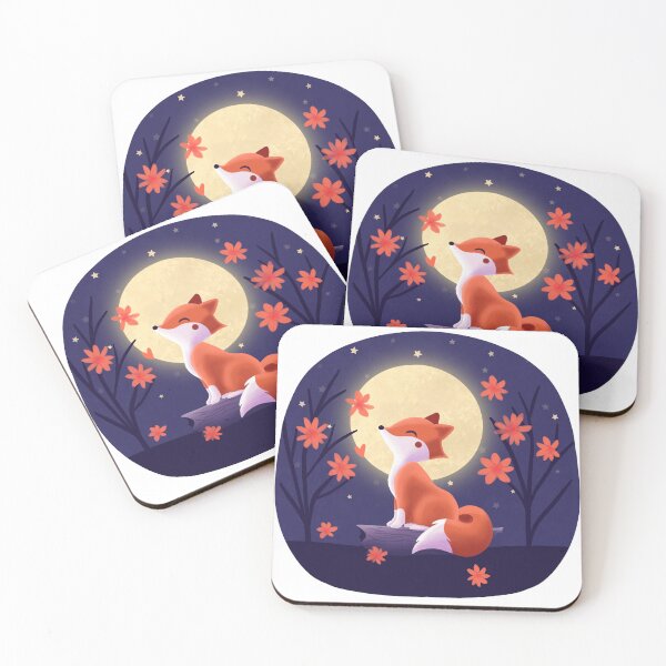 Item preview, Little fox in the moonlight designed and sold by DidiSunshine.