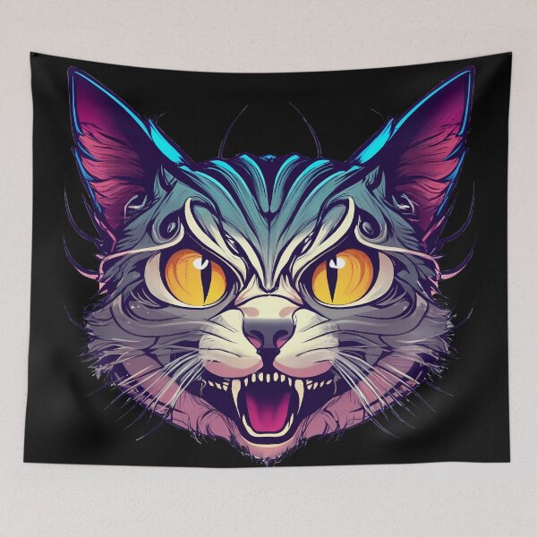 Item preview, angry cat designed and sold by Windness Zao.