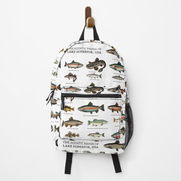 Item preview, Aquatic Fauna of Lake Superior - Vintage Fish Illustrations - Seamless Pattern Design designed and sold by ShobulousStudio.