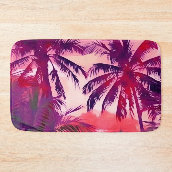 Item preview, Neon Pink Palm Trees designed and sold by Bomba Visual.