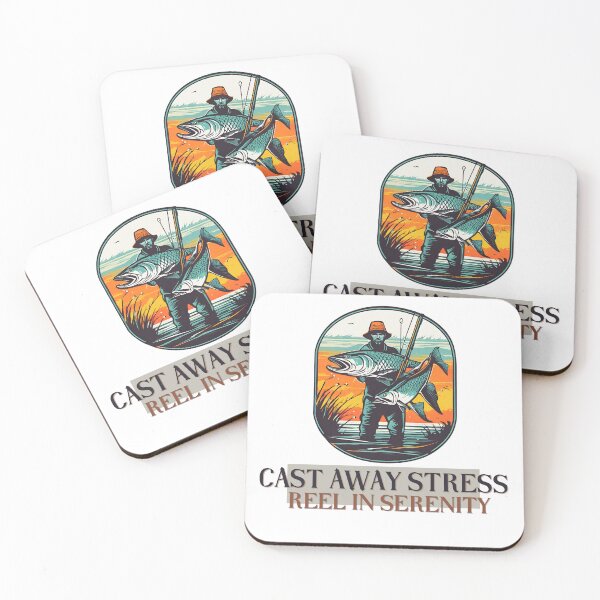 Item preview, Cast away stress fishing designed and sold by BreadnButter97.