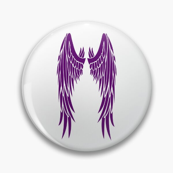 Item preview, Ethereal Essence: Long Elegant Purple Angel Wings designed and sold by EvaAngel.
