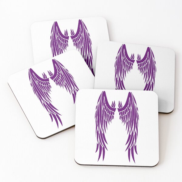 Item preview, Ethereal Essence: Long Elegant Purple Angel Wings designed and sold by EvaAngel.