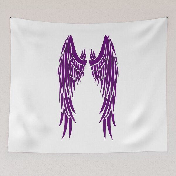 Item preview, Ethereal Essence: Long Elegant Purple Angel Wings designed and sold by EvaAngel.