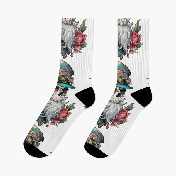 Item preview, vintage, hipster, skull, beard, tattoo style, rose designed and sold by zamperoni.