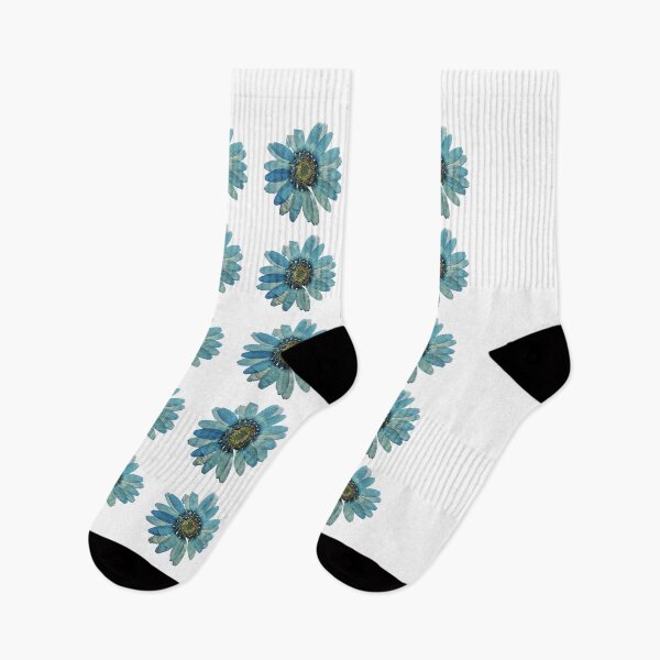 Aperçu de l'œuvre Petites fleurs bleues S | Modèle de marguerite de Paris créée et vendue par CircinusStore.