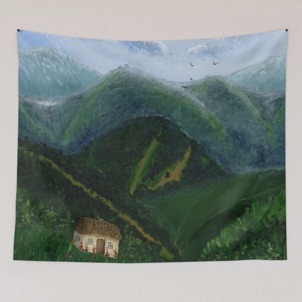 Item preview, A house in the mountains designed and sold by Halyna Nechyporuk.