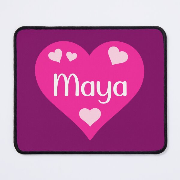 Item preview, Maya Name Pink Heart  designed and sold by Jeallan Designs.