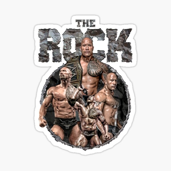 Rock Dwayne Sticker – Rock Dwayne Dwayne Johnson – Otkrivajte i