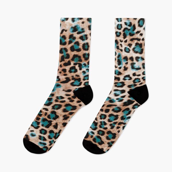 Item preview, Retro Y2K 90's Style Brown and Blue Ocelot Pattern designed and sold by PG Illustration.