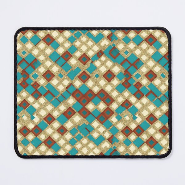 Item preview, ARTISTIC SCALE PATTERN, BLUE BROWN AND GOLD designed and sold by NAG5089A.