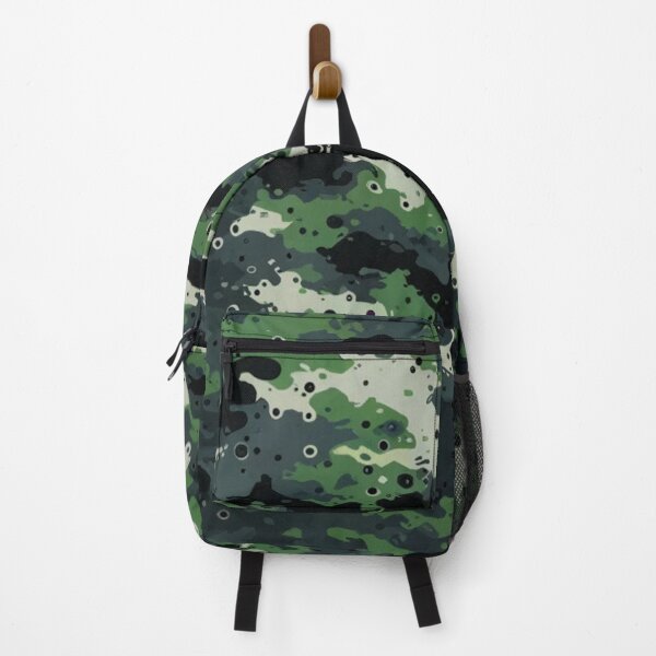 Item preview, ARMY HUNTER COLOR CAMOUFLAGE TABLEAU GREEN BLACK WHITE”. designed and sold by LIAMRIVIERART.