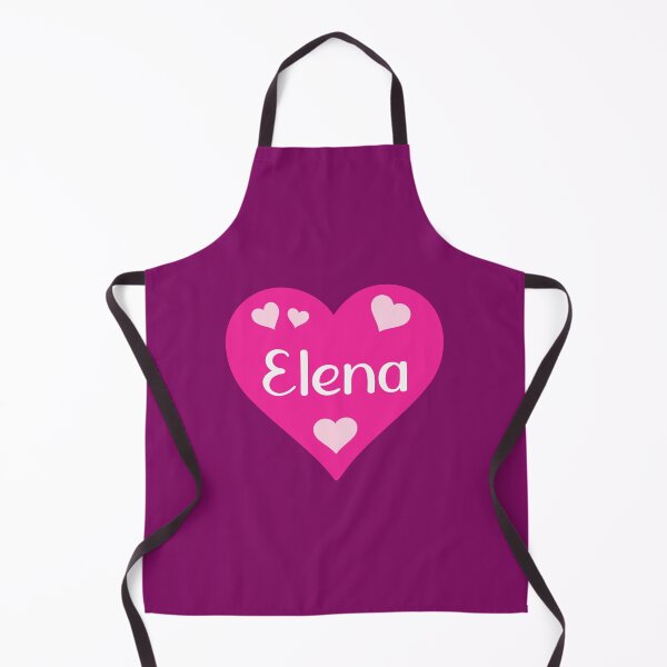 Item preview, Elena Name Pink Heart designed and sold by Jeallan Designs.