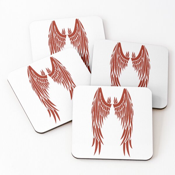 Item preview, Ethereal Essence: Long Elegant RED Angel/Demon Wings designed and sold by EvaAngel.