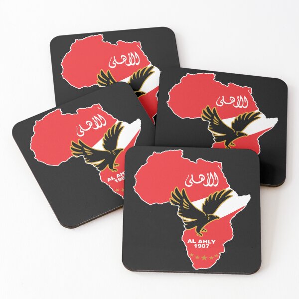 Item preview, Al Ahly Egypt FC Football Club Africa Continent Shape designed and sold by HeeShirt.