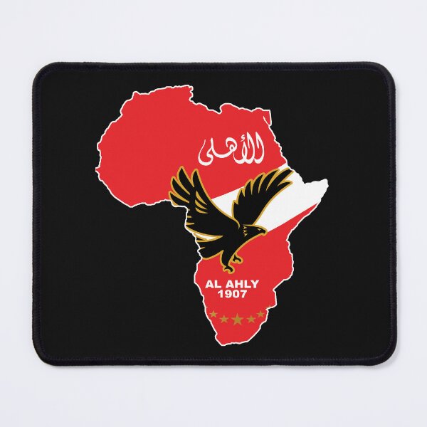Item preview, Al Ahly Egypt FC Football Club Africa Continent Shape designed and sold by HeeShirt.