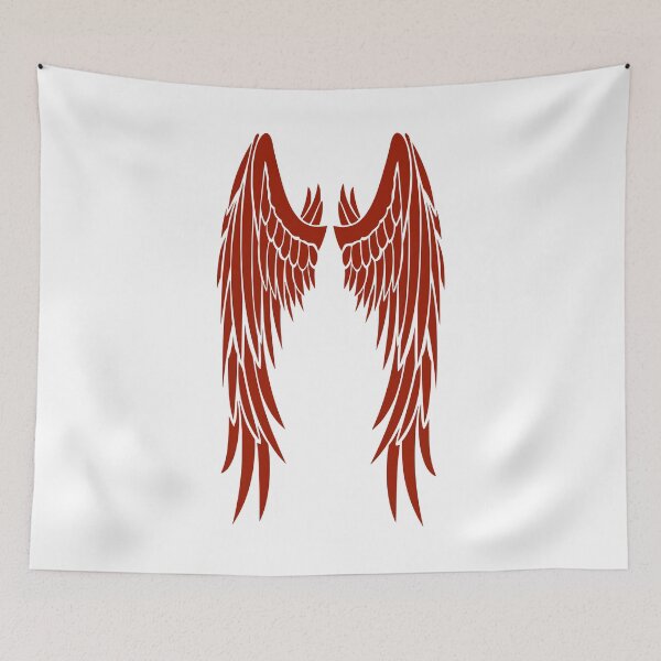 Item preview, Ethereal Essence: Long Elegant RED Angel/Demon Wings designed and sold by EvaAngel.