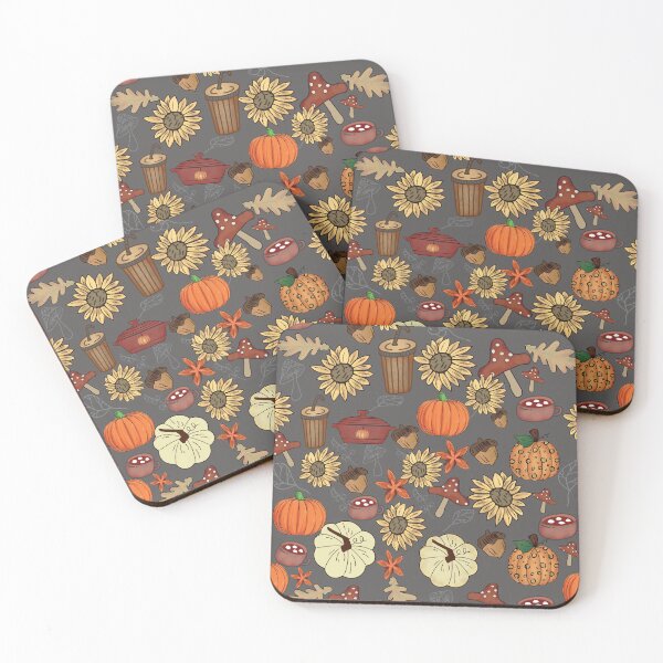Item preview, Cozy Fall Vibes Pumpkin pattern,for fall pattern lovers designed and sold by fatydesignspace.