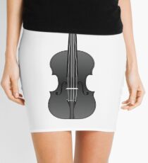 Violin Black Mini Skirt